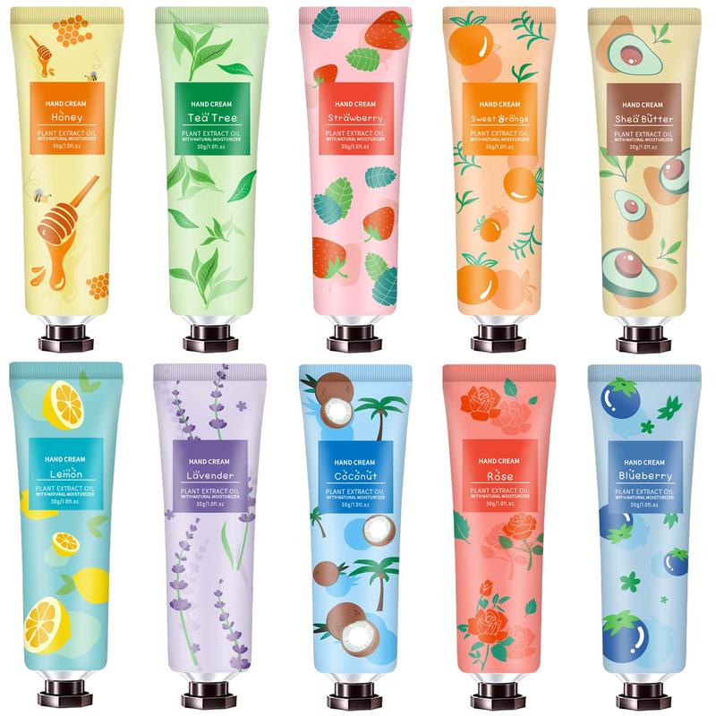 Christmas Gifts for Women, 10 Pack Hand Cream for Dry Cracked Hands