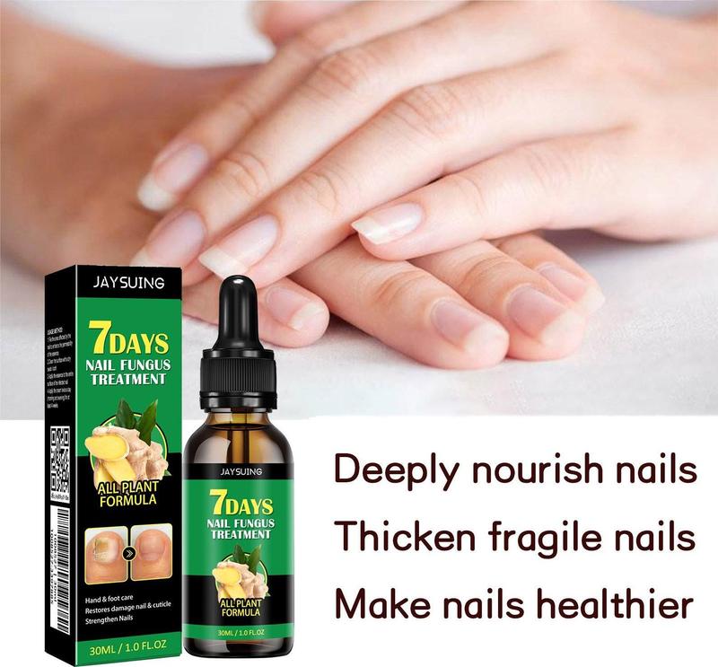 Multi-Purpose Ginger Nail Oil, Get Longer, Stronger and Brighter Nails, Moisturizes and Thickens Nails for Women & Men