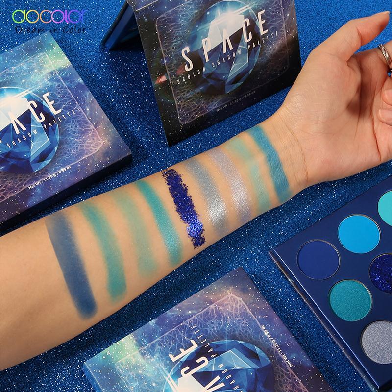 9 Colors Gemstone Design Eyeshadow Palette, Matte and Glitter Eye Shadows Palette, Long Lasting Shimmering Eye Shadow Makeup Products