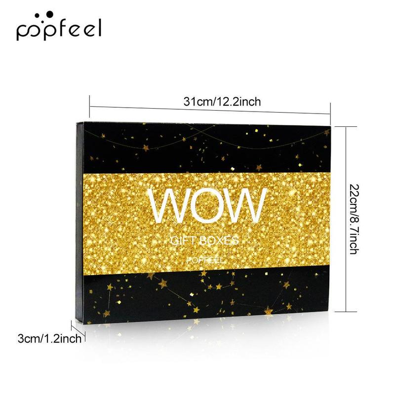 24 Days Countdown Cosmetic Advent Calendar, 1 Set Glitter Makeup Gift Box, Makeup Gift Set for Women & Girls, Holiday Gift Ideas