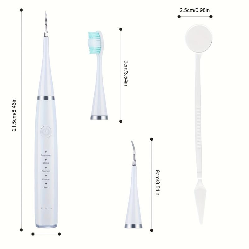 Teeth Cleaner Kit With Electric Toothbrush, Home Oral Care, Multiple Cleaning Modes, USB Rechargeable With Tool Accessories father's day gift rechargeable toothbrush