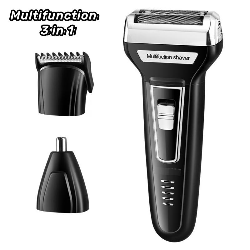 NW2Lbs 3 in 1 Electric Shaver Razor For Men USB Rechargeable Nose Hair Trimmer Men's Electric Shaver Machine