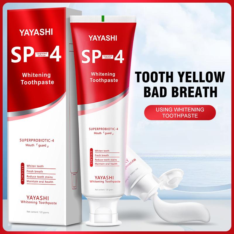 SP-4 Toothpaste Oral Health Management, Fresh Breath，Colour Corrector - Tooth Stain Concealer, Teeth Brightening Booster healthy toothpaste pasta dental