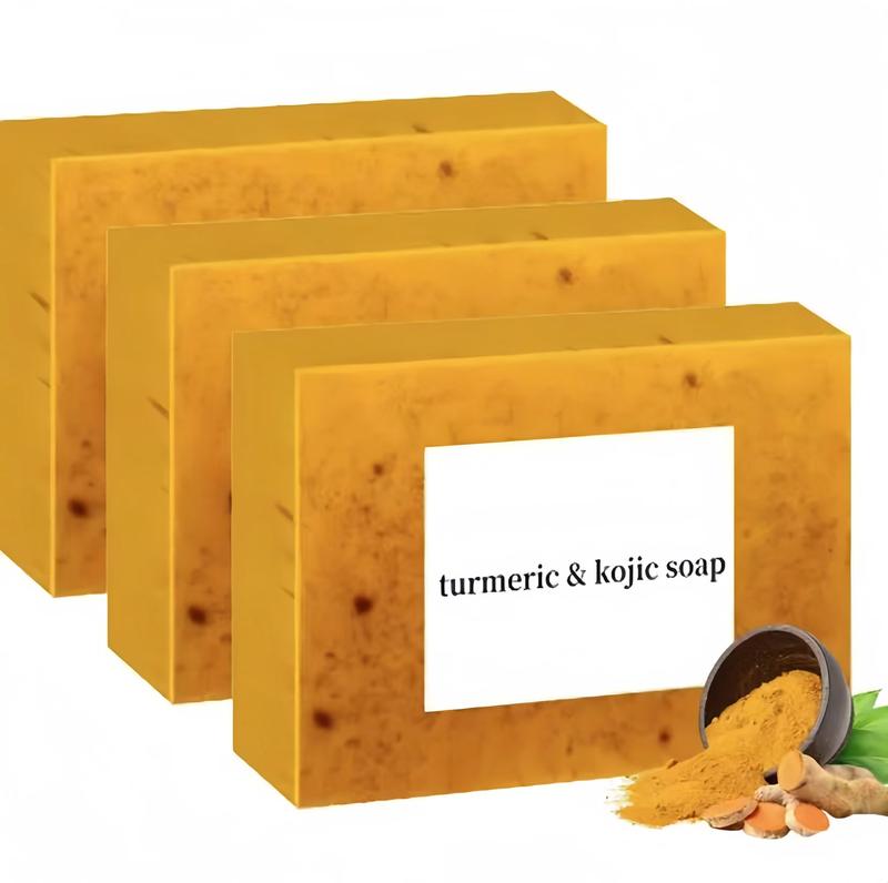 Lemon Turmeric & Kojic Acid Brighetning Soap,Dark Spot Remover, Kojic Acid Soap