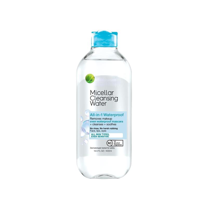 Micellar Water for Waterproof Makeup, Hydrating Cleanser and Makeup Remover, for Sensitive Skin, Vegan, Cruelty-Free, 13.5 fl oz (400 ml), 1