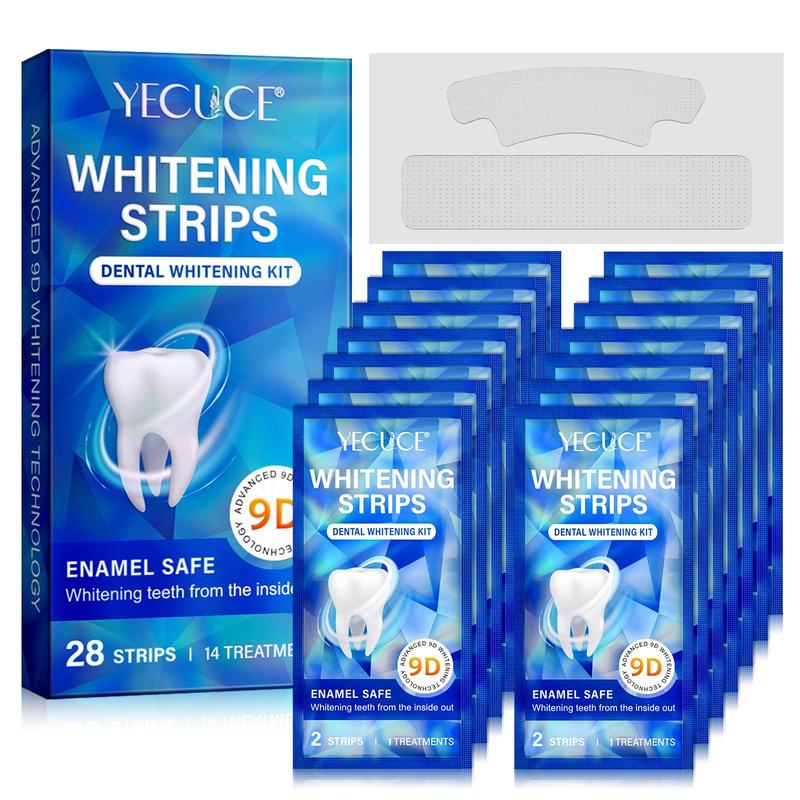 Teeth Brightening Strips, 1 Box Teeth Polishing Strips, Oral Care Strips for Removing Stains, Suitable for Most People