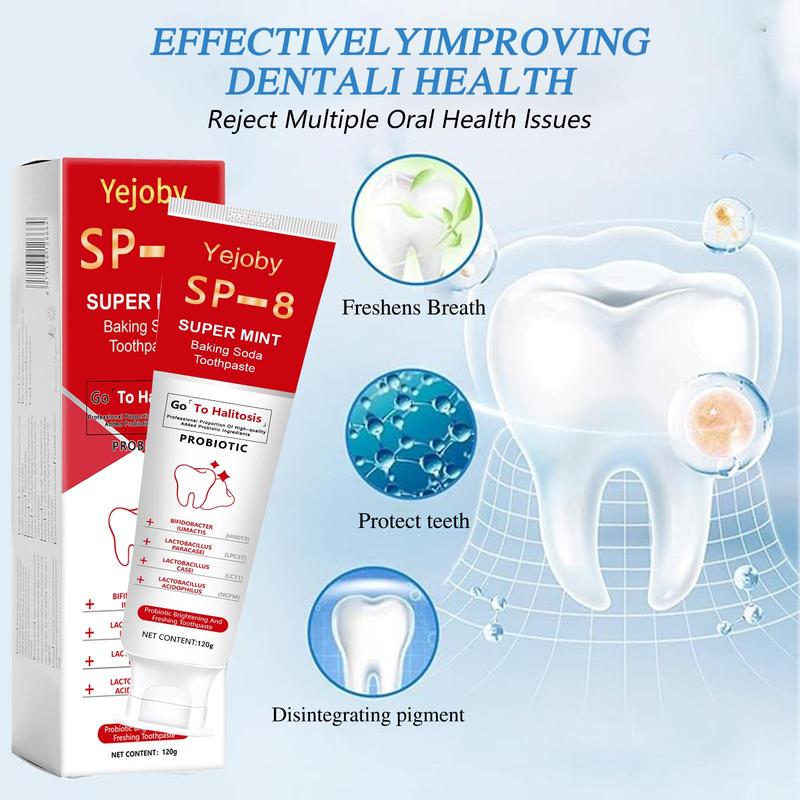 [90% People Choose] SP-8 ubat gigi 120g Brightening Care Set Toothpaste Fresh breath Clean mouth stain SP-8 SP-6 SP-4 sp-8 sp-6 sp-4 sp8 sp6 sp4