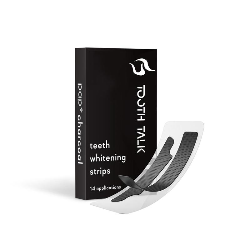 Black Friday ToothTalk Teeth Whitening Strips,Bamboo Charcoal Black Strips for Non-Sensitive Professional Effect Teeth Whitening Non-irritating Non-Peroxide Ingredients EffectThhningNonirriaingNonPeroxide Ingredients Oral Gel