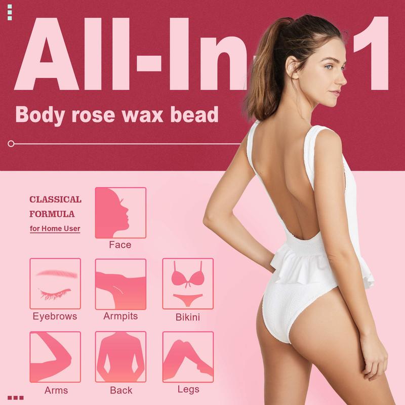 2lb Hard Wax Beads, All-purpose Wax Beans for Sensitive Skin, Large Area Coarse Hair Removal, Refill Bag for Brazilian Bikini, Face, Eyebrows, Underarms, Arms, Chest, Back, Legs, Women Men , Hair removal , Hair removal cream Body Care Gentle