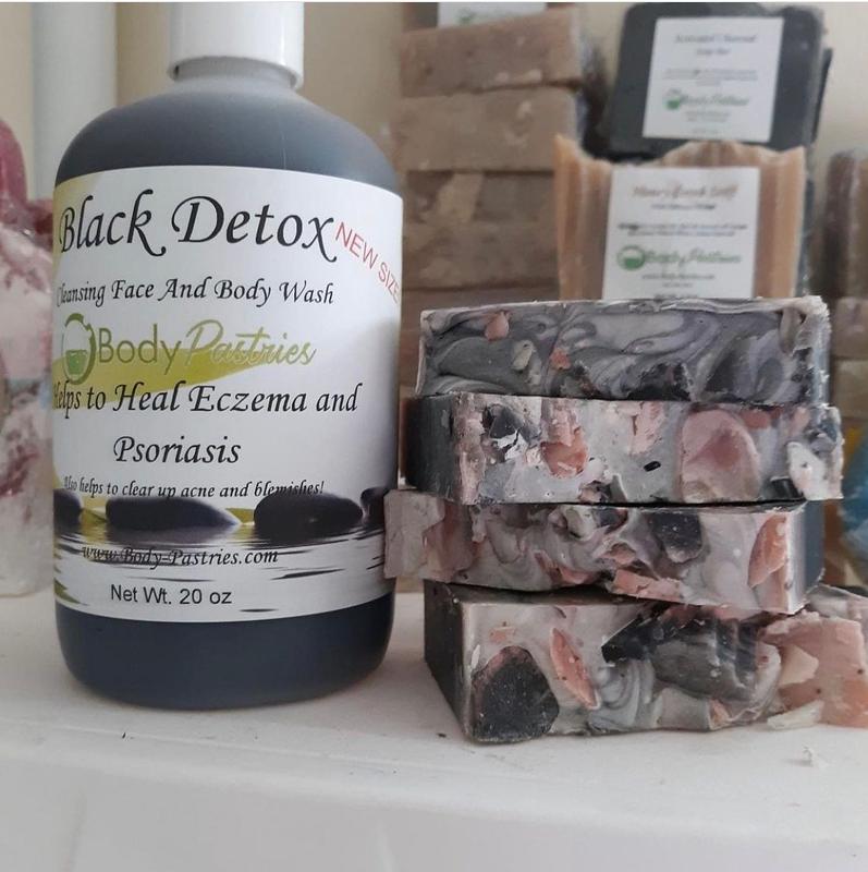 Black Detox Cleansing Face and Body Wash Body Care Cleanser