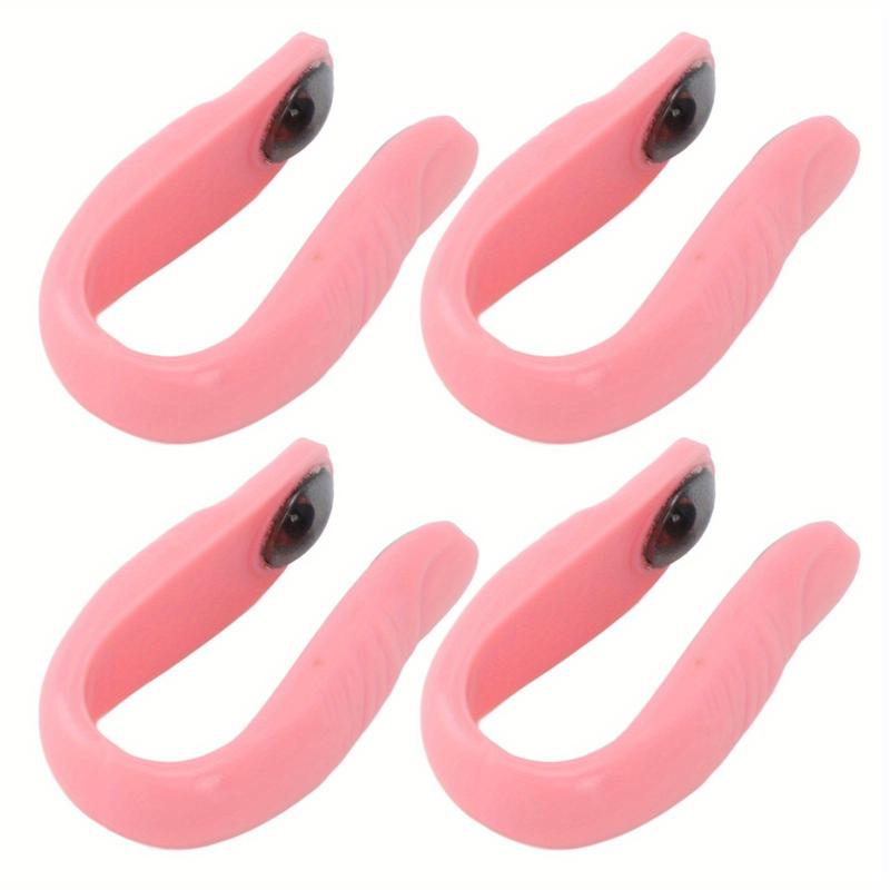 4pcs Acupressure Hand Clip, Stress Reduction Wearable Magnets Headache Migraine Relief Clip, Supporting Acupressure Relaxation, Stress Alleviation, Pink