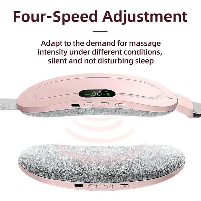 Portable Cordless Heating Pad, Electric Waist Belt Device, Fast Heating Pad With 3 Heat Levels And 4 Massage Modes, Back Or Belly Heating Pad For Women And Girl electric heating