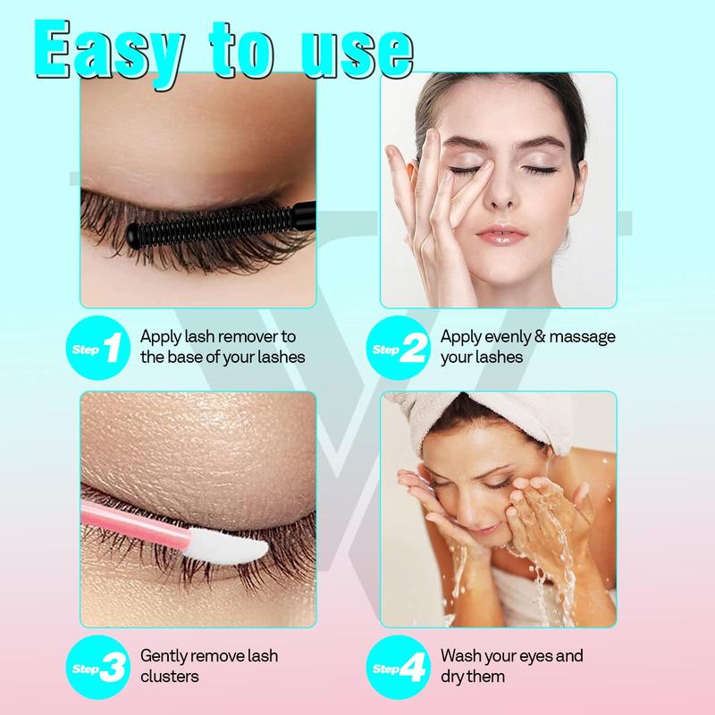 VAVALASH Lash Remover, Eyelash Remover for Individual DIY Eyelash Extensions at Home Gentle False Eyelashes Lash Adhesive Remover 5ML Remover Makeup Makeup Remover Cosmetic