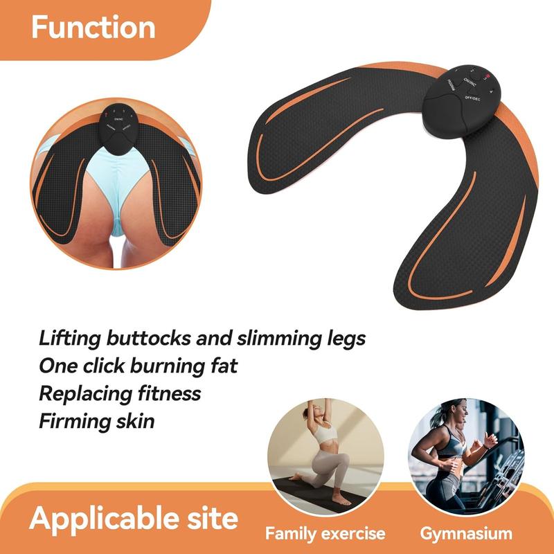 Buttock Lift Massager with 9 Intensity Levels for Men and Women - Portable Hip Massager for Home, Office, Gym - Comfort