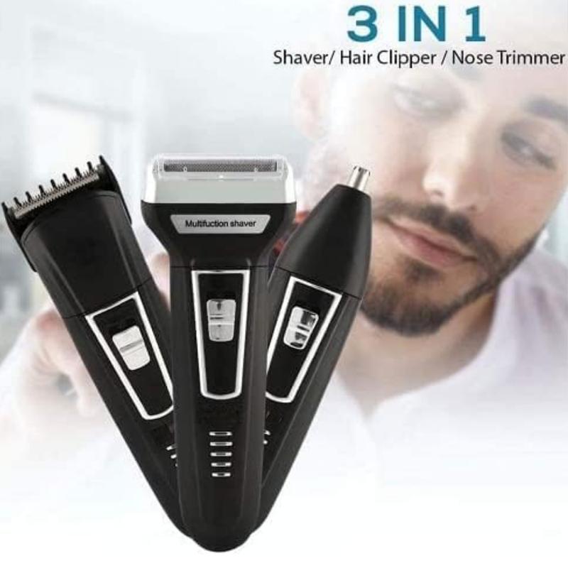 NW2Lbs 3 in 1 Electric Shaver Razor For Men USB Rechargeable Nose Hair Trimmer Men's Electric Shaver Machine