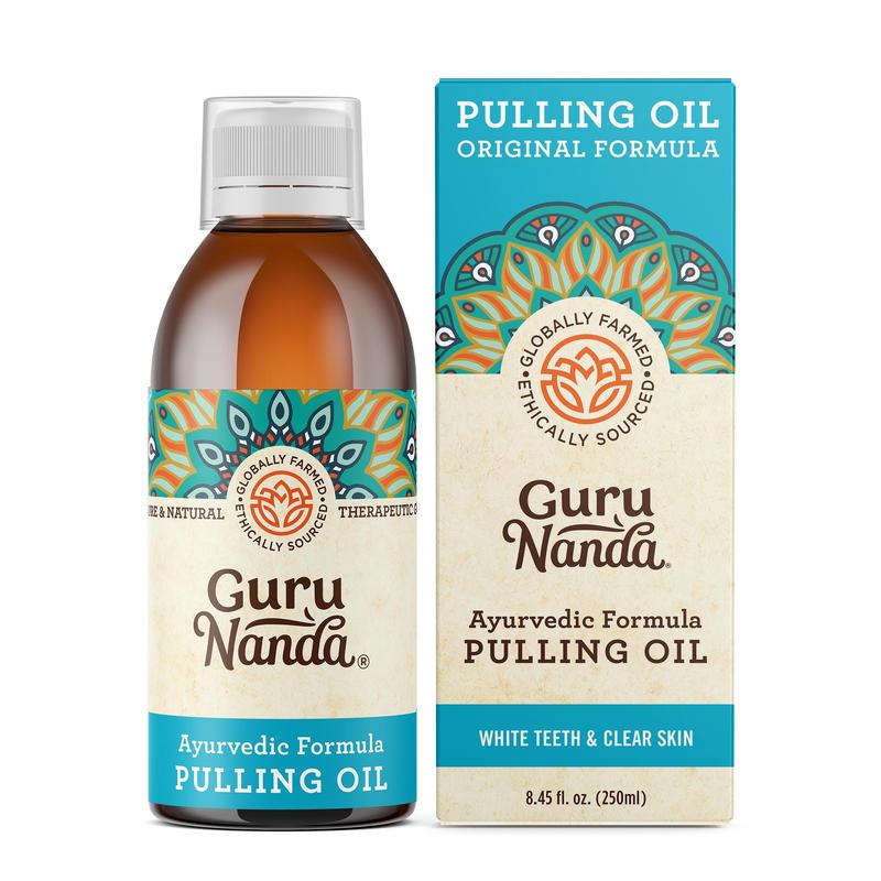 GuruNanda Original Formula Pulling Oil for Teeth & Gums