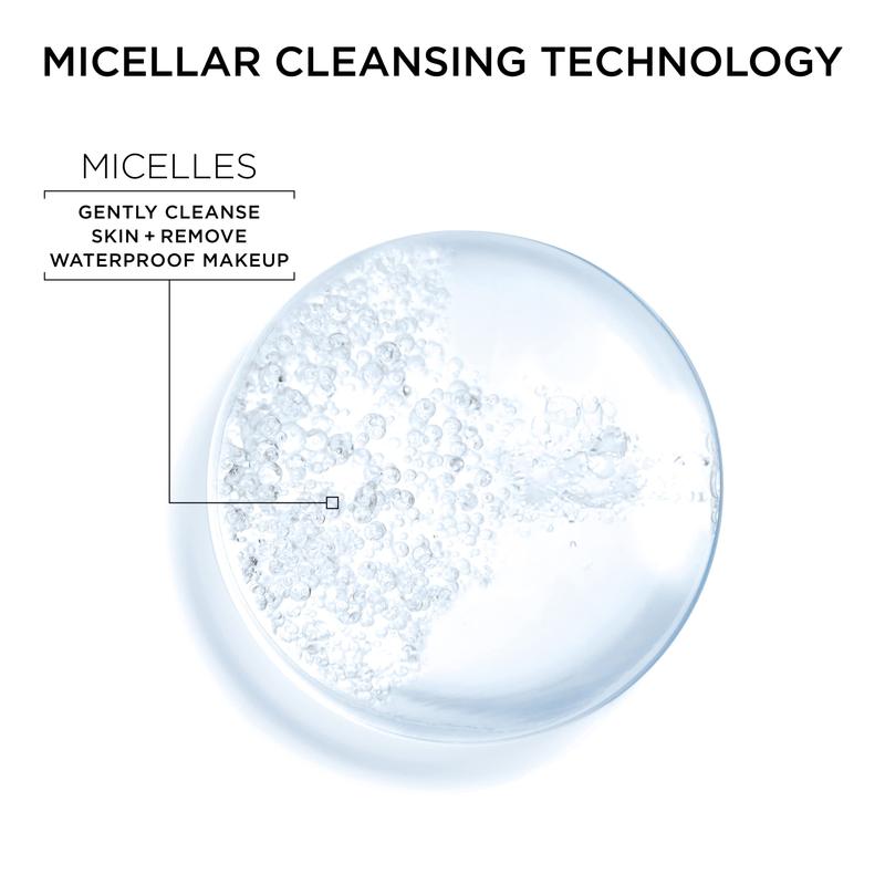 Micellar Water for Waterproof Makeup, Hydrating Cleanser and Makeup Remover, for Sensitive Skin, Vegan, Cruelty-Free, 13.5 fl oz (400 ml), 1