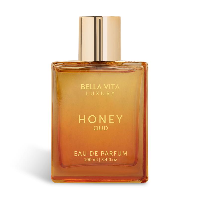 Bella Vita Luxury's Honey Oud | Eau de Parfum | Patchouli, Vanilla, Bergamot | Floral & Spicy | Made with Clean & Vegan Essentials Oils | Cruelty Free