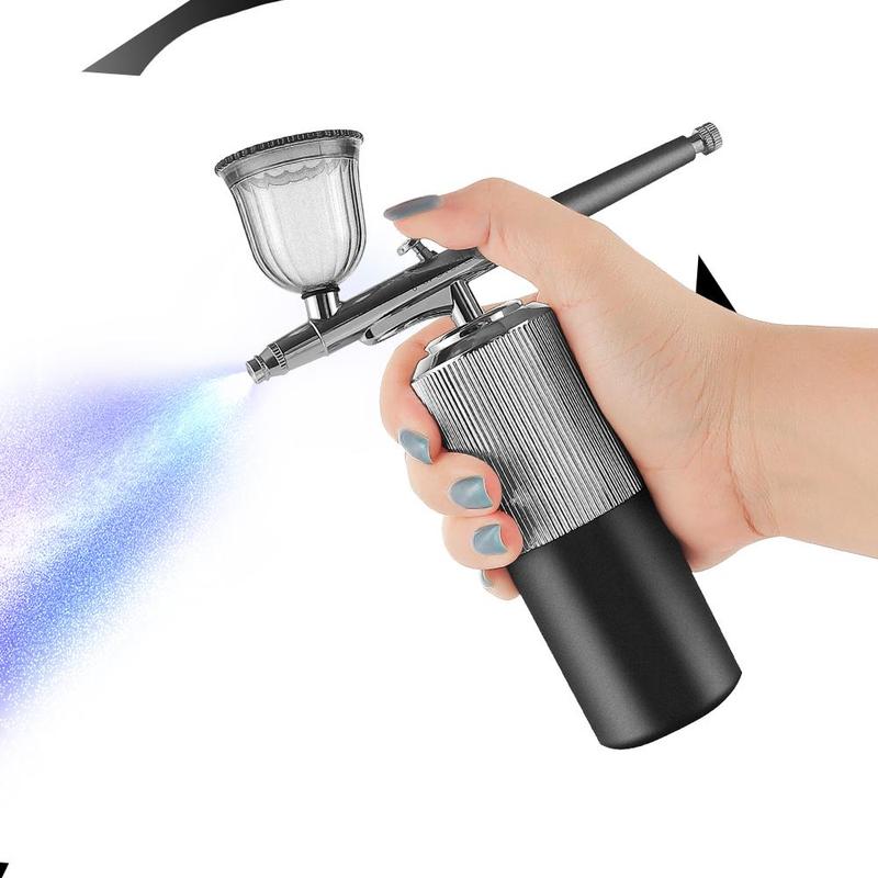 Wireless Air Compressor, Air Compressor Airbrush, Nano Oxygen Sprayer, Portable Oxygen Injection, Atomization, Airbrush, Moisturising Skin Care Spray Gun, Christmas Gift