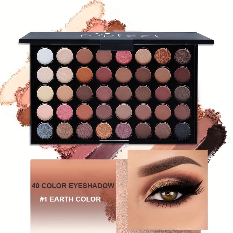 40-color eye shadow palette makeup set tools mascara eye shadow brush eyeliner eyebrow pencil combination set beginner makeup tools Valentine's Day Christmas gift for Halloween Christmas gifts Happy Holidays