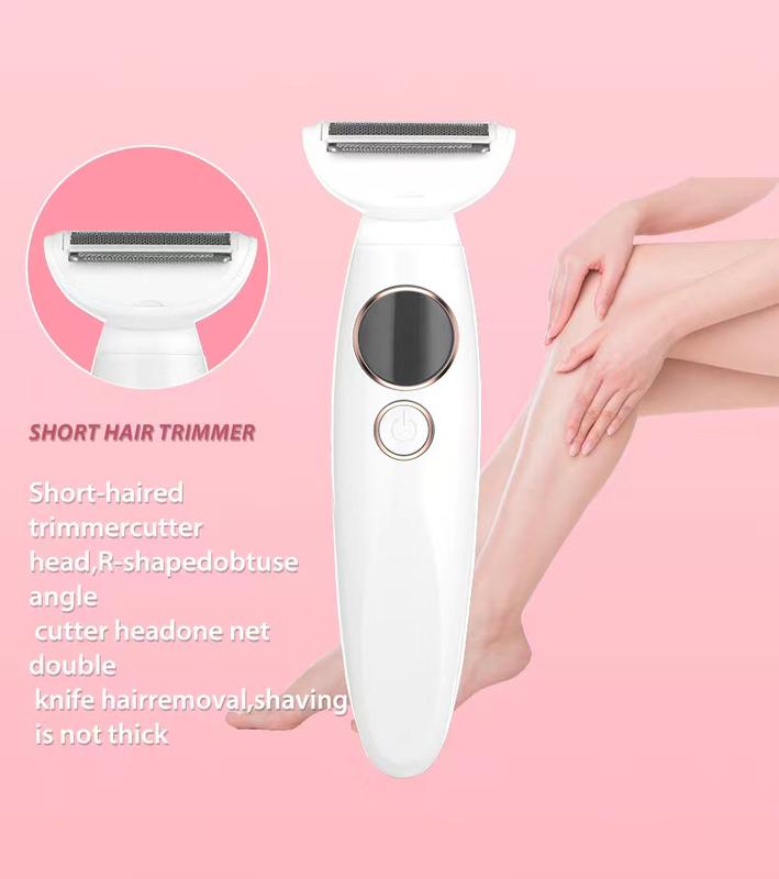 5 in 1 Women's Electric Shaver Rechargeable Razor for Bikini, Legs, Underarms & Pubic Hair with Detachable Head,  Waterproof, Safe & Wireless.2024 Christmas Gifts