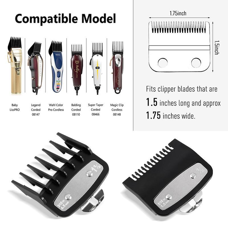 Hair Clipper Limit Comb Set, 10pcs set Replaceable Hair Clipper Guards, Professional Hair Styling Tool for Salon & Barber Shop, Gift for Christmas