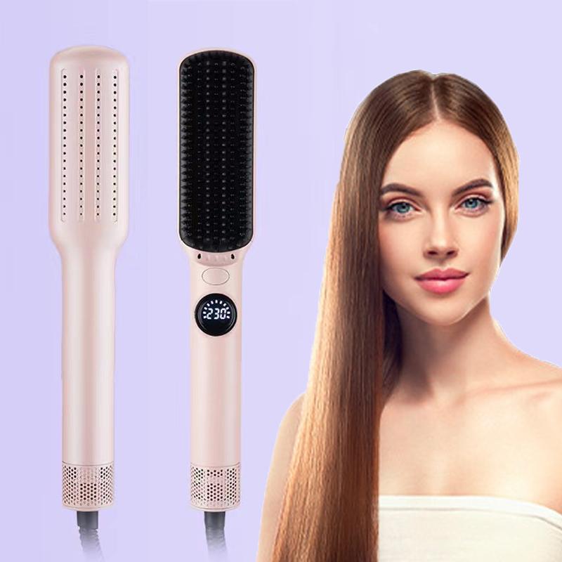 Electric Hair Straightening Comb, 1 Count Anti-scald Electric Hair Curler, Multifunctional Automatic Styling Comb, Hair Styling Tool for Women & Girls