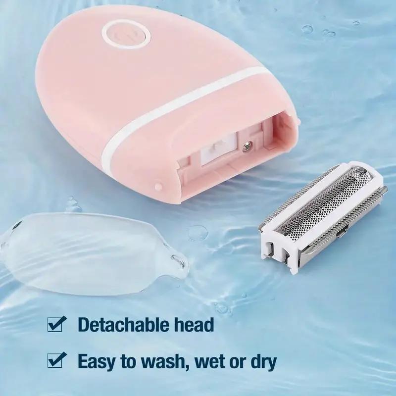 Women's Mini Electric Hair Removal Shaver, Portable Multifunctional Comfort Hair Remover, Electric Intimate Shaver, Body Facial Beauty Massager for Women