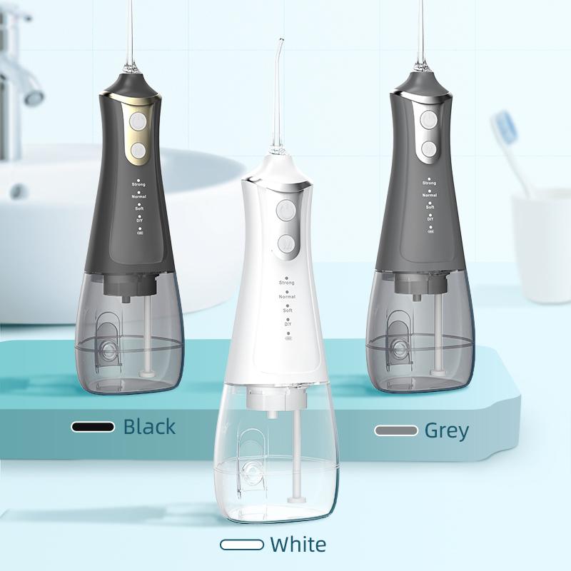 Christmas Gift - Electric Water Flosser for Women, Men, Portable Oral Irrigator with 5 Nozzles for Home & Travel, Waterproof Teeth Cleaner, 4 Modes Teeth Cleaning Tool for Home & Travel, christmas gift ideas Black Friday Deals tiktok shop store