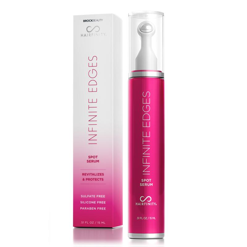 Infinite Edges Hair Serum | Treatment Targets Causes of Hair Loss | Revitalize, Strengthen & Protect Your Hairline | Sulfate & Silicone Free