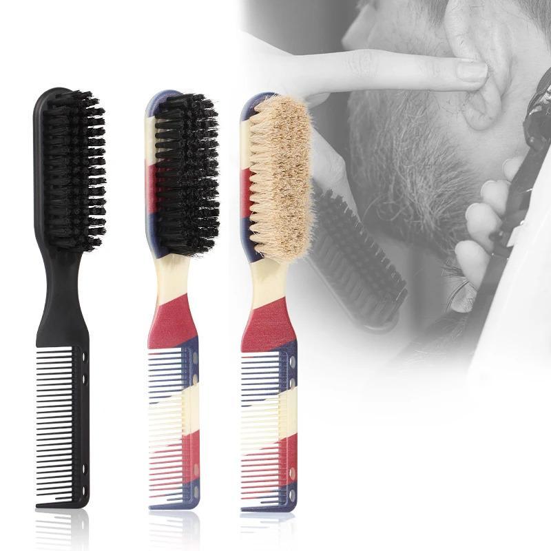 Double-sided Beard Styling Brush, 1 Count Professional Beard Styling Comb, Hair Styling Tool for Men, Hairdressing Comb for Salon, Barber Shop