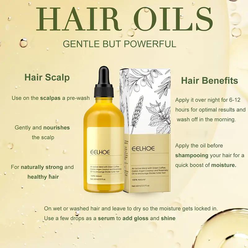 Veganic Natural  Hair Growth Oil, Rosemary Oil for Hair Growth Organic, Rosemary Hair Growth Oil for Dry Damaged Hair and Growth Thin Hair, Brown