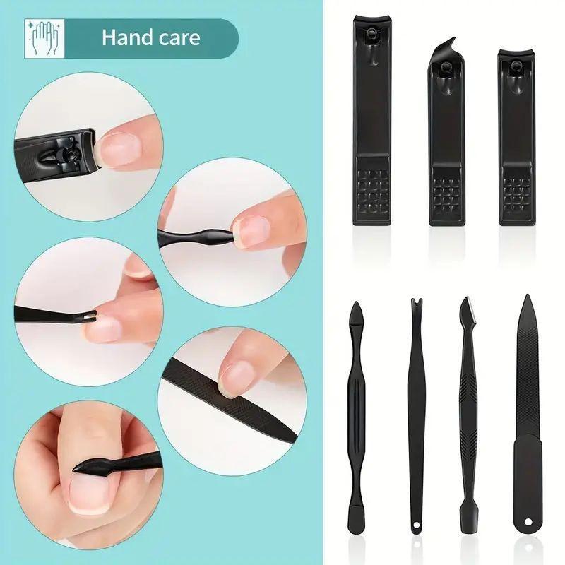 Multi-use Nail Clipper Set, 1 Box Nail Care Kits, Professional Manicure & Pedicure Tool Set for Men & Women