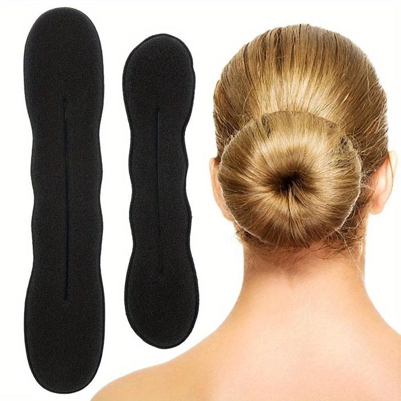 Sponge Hair Styling Tool, 1 Count Plastic Loop Curly Hair Maker, Hair Scrunchie Headband, Twist Donut Bun Curler Hairband, Christmas Gift