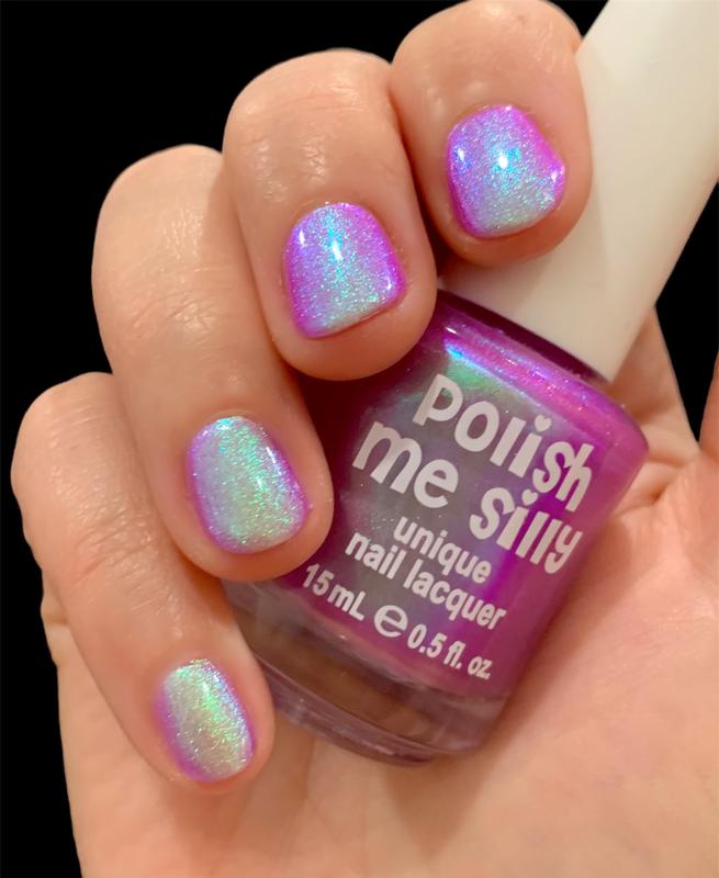 Glowing Insane - Purple Green Blue Shimmer Shine 