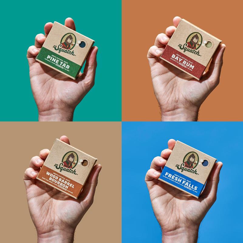 Dr. Squatch - Fan Favorites Bar Soap 4-Pack - Body Care for Men