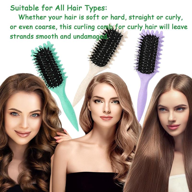 Curl Defining Brush, Curl Hair Brush, Curl Define Styling Brush, Reduce Pulling (1 PCS) no brand