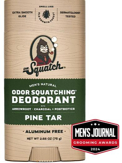 Dr. Squatch - Pine Tar Deodorant - Body Care for Men