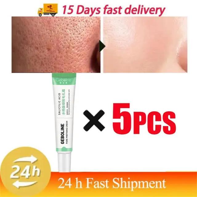 Salicylic Acid Pore Shrinking Cream Quick Elimination Large Pores Remove Blackehead Tighten Face Smooth Skin Korean Care Product