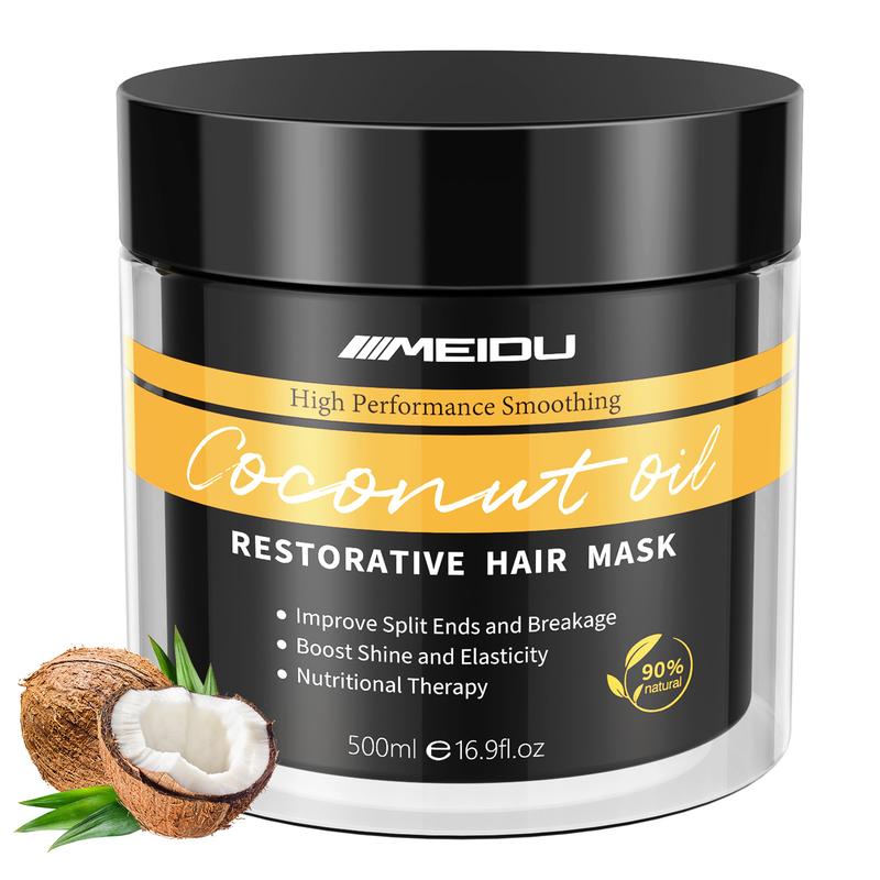 MEIDU Hair Mask,Collagen Hair Treatment,Ginseng Nourishing Repair,Coconut Oil Deep Conditioning,Hydrate MoistureConditioner Haircare,Christmas Gift