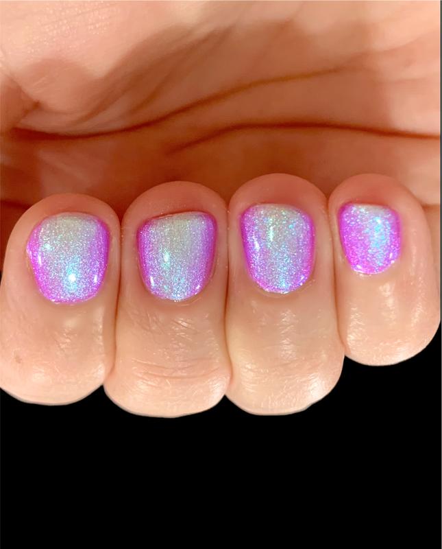 Glowing Insane - Purple Green Blue Shimmer Shine 