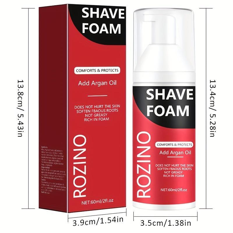 Men's Argan Shaving Foam, Moisturizing Shaving Foam, Soft and Not Hurt the Skin, Beard Shaving Cream, Shaving Product for Men