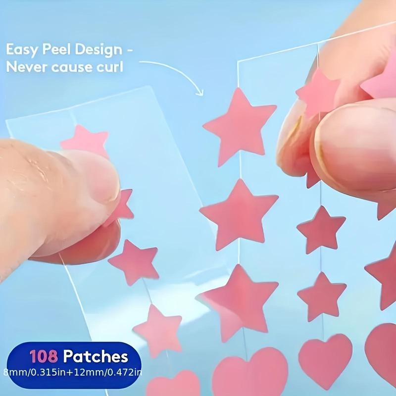 Star Shaped Acne Patch, 200pcs set Hydrocolloid Acne Patches for Face, Professional Skincare Products for Women & Men