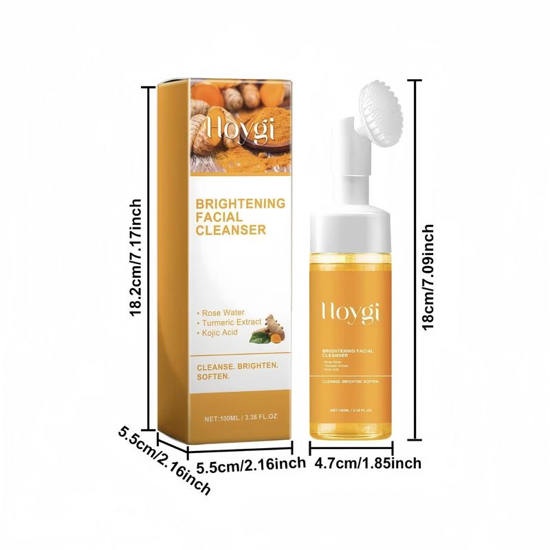 Turmeric Kojic Acid Face Wash, Deep Cleansing & Moisturizing Facial Cleanser, Brightening Skin Care Product for Women & Men All Skin Types, Christmas, Christmas Gift