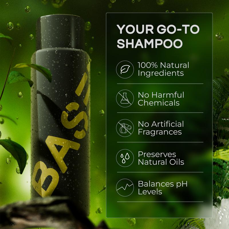 Based Bodyworks Shampoo | 100% Natural, Gentle Cleansing, & Nourishing | For All Hair Types