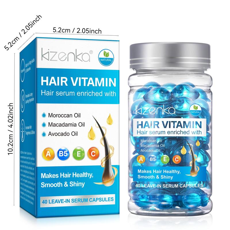 Hair Vitamin Capsule, 1 2 Boxes Hair Care Essential Oil Capsule, Hair Care Product for Women & Men, Suitable for All Hair Types