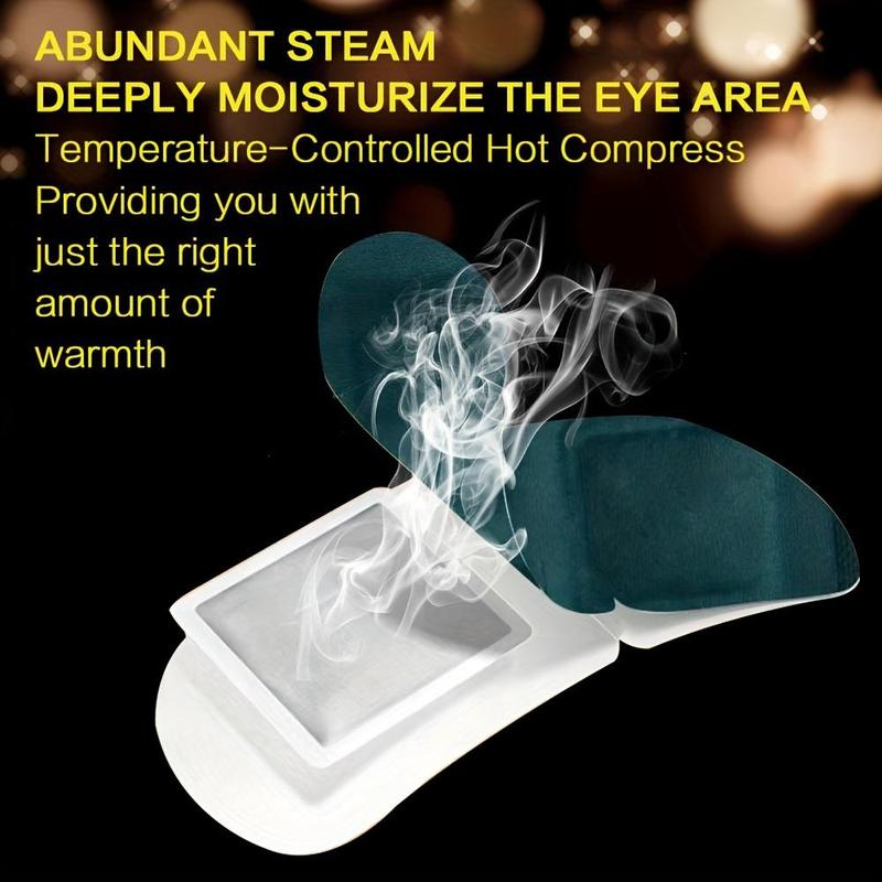 Disposable Eye Mask, 10 20pcs Leaflet Design Self-heating Eye Mask, Travel Eye Cover, Eye Care Product for Women & Men, Christmas Gift