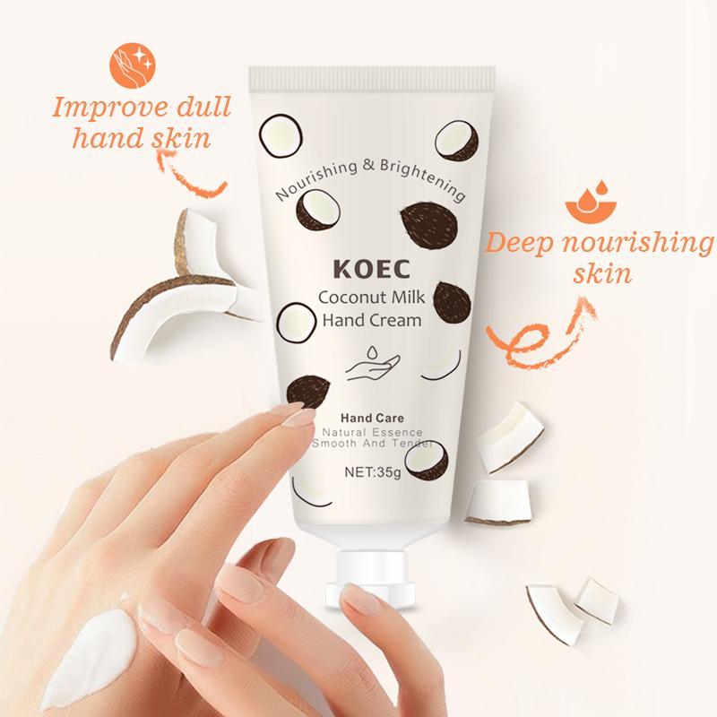 Rose Coconut Natural Essence Hand Cream, Moisturizing Hand Lotion, Nourishing & Hydrating Hand Cream For Women & Girls