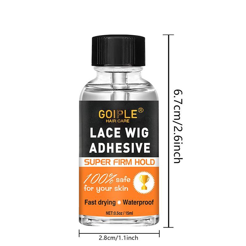 Wig Adhesive, Super Firm Hold Lace Glue for Wigs, Invisible Bonding, Fast Drying, Hair Care & Styling Product for Women and Men