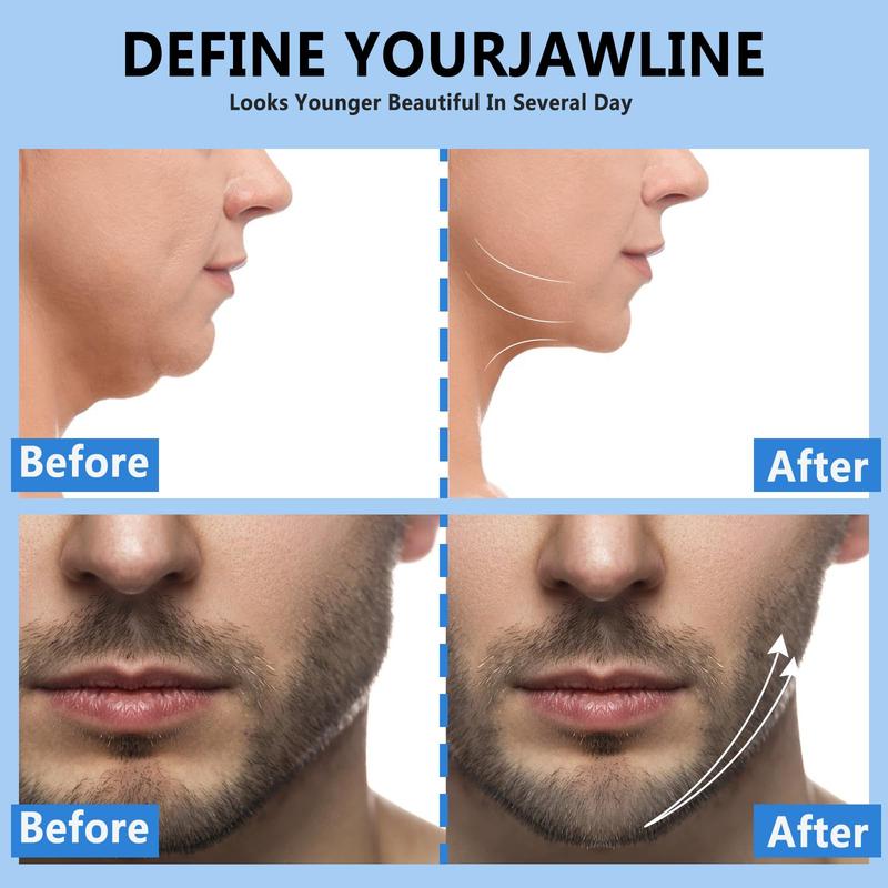 Silicone Jaw Exerciser, Different Resistance Levels Jaw Trainer, Jawline Exerciser for Women and Men, Creating a Beautiful Jawline Skincare Facial Storage Comfort